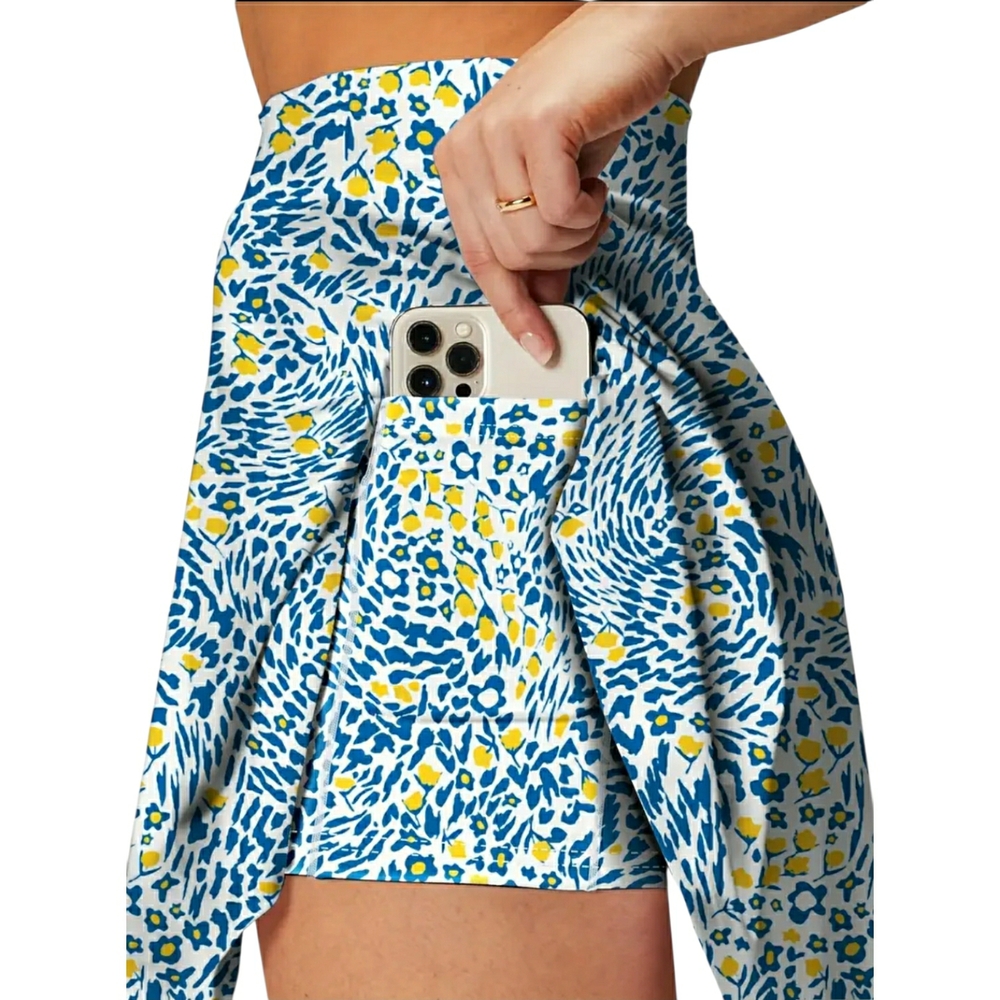 Floral Patterned Athletic Skort w/ Phone Pocket (XXL) NWT! - Picture 2 of 6
